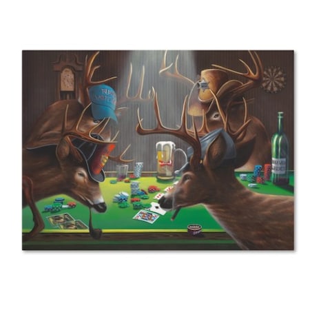 Geno Peoples 'Playing For Doe' Canvas Art,35x47